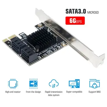 SATA3.0 Expansion Card 4 Port 6G Pci-e To SATA3.0 Expansion Card IPFS Hard Disk Expansion Card
SATA3.0 Expansion Card 4 Port 6G Pci-e To SATA3.0 Expansion Card IPFS Hard Disk Expansion Card