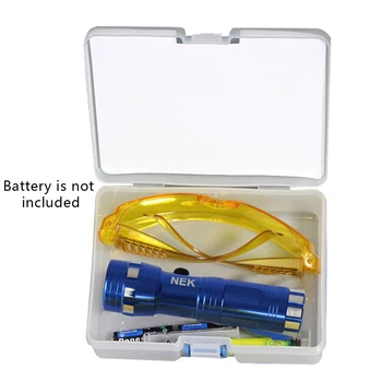 Protective Glasses Leak Detector Kit Air Conditioning Car Accessories Tools Flashlight Repair Eco Friendly Fluorescent UV Dye
Protective Glasses Leak Detector Kit Air Conditioning Car Accessories Tools Flashlight Repair Eco Friendly Fluorescent UV Dye