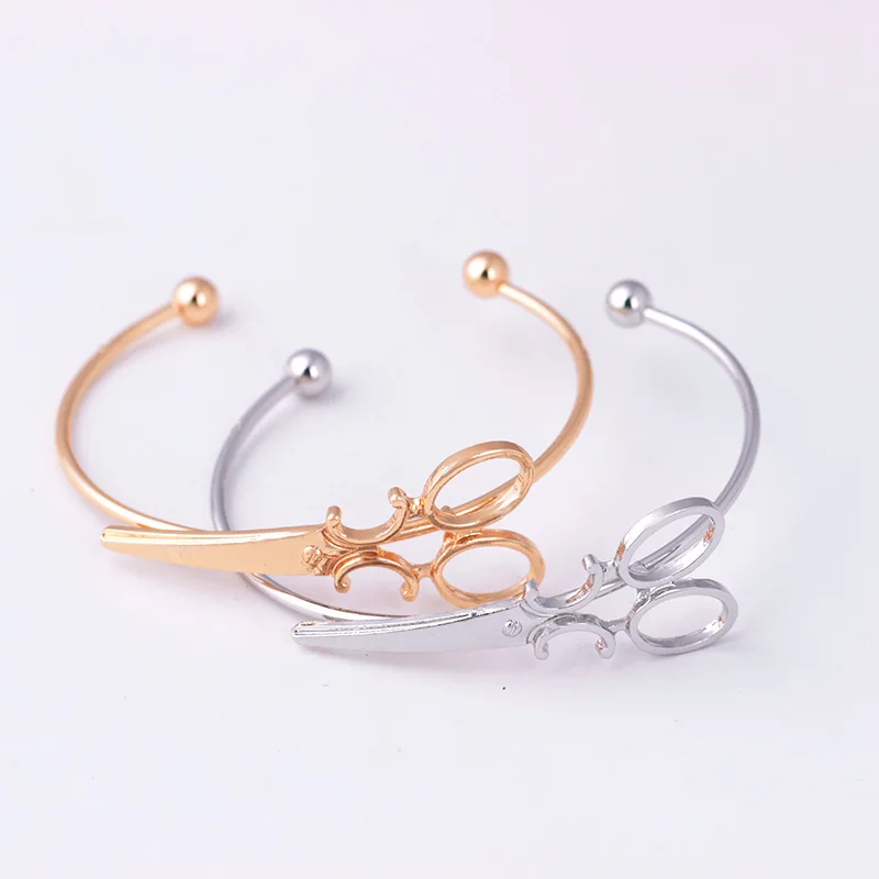 Creative Charm Bracelet Bangle Personalized Scissors Shape Design Simple Open Bracelet Adjustable Women Statement Jewelry Gift
Creative Charm Bracelet Bangle Personalized Scissors Shape Design Simple Open Bracelet Adjustable Women Statement Jewelry Gift