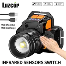 Powerful LED Headlamp Head Torch Zoom Sensor Headlight USB Rechargeable 4000mAh 18650 Fishing Lantern Waterproof Camping Lights
Powerful LED Headlamp Head Torch Zoom Sensor Headlight USB Rechargeable 4000mAh 18650 Fishing Lantern Waterproof Camping Lights