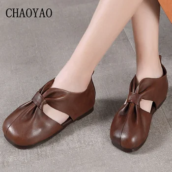 Women's sandals Top Seller vintage Round head Breathable Femable Footwear retro leakage hole Pu Leather casual Ladies shoes zo
Women's sandals Top Seller vintage Round head Breathable Femable Footwear retro leakage hole Pu Leather casual Ladies shoes zo