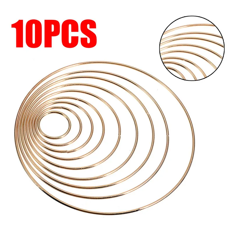10pcs/set Gold Dreamcatcher Rings Hoops Set Macrame Craft Hoop DIY Handmade Hoop Dreamcatcher Material Accessories
10pcs/set Gold Dreamcatcher Rings Hoops Set Macrame Craft Hoop DIY Handmade Hoop Dreamcatcher Material Accessories