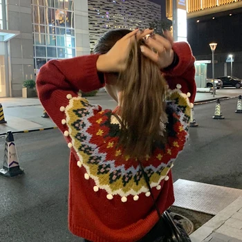2019 autumn and winter new Korean version of the loose round neck pullover net red sweater wild long-sleeved knit top
2019 autumn and winter new Korean version of the loose round neck pullover net red sweater wild long-sleeved knit top