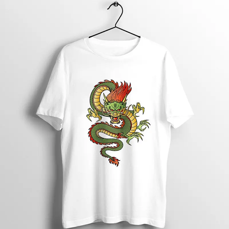 

Harajuku Vintage Chinese Dragon Print Tshirt women Summer Ulzzang Casual Oversized Top T-Shirt Female Streetwear Tops Tees