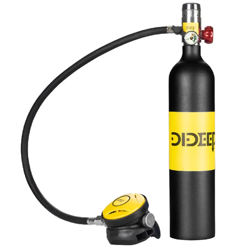 DIDEEP Diving Oxygen Tank 1000ML Small Diving Respirator Entertainment Diving Equipment 
DIDEEP Diving Oxygen Tank 1000ML Small Diving Respirator Entertainment Diving Equipment