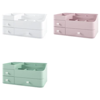 Plastic Makeup Organizer Drawer Cosmetic Container Makeup Brush Holder Large Desktop Sundries Storage Box Bathroom Storage
Plastic Makeup Organizer Drawer Cosmetic Container Makeup Brush Holder Large Desktop Sundries Storage Box Bathroom Storage