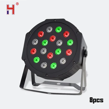 Led Flat Par 18W RGB LED Stage Light Par DMX-512 Lighting Laser Projector Party DJ Light(8 pieces/Lot)
Led Flat Par 18W RGB LED Stage Light Par DMX-512 Lighting Laser Projector Party DJ Light(8 pieces/Lot)