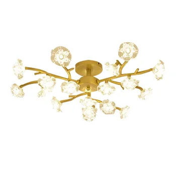 Modern Crysteal Ceiling Light Branches Glass LED Lamps Simple Post-Modern Ceilings Atmospheric for Living Room Ceiling Lighting
Modern Crysteal Ceiling Light Branches Glass LED Lamps Simple Post-Modern Ceilings Atmospheric for Living Room Ceiling Lighting