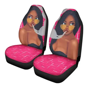 HUGSIDEA Fashion Art Black Girl Print Car Seat Cover Fahion 3D Afro American Tribal Design Auto Supplies Luxury Car Protector
HUGSIDEA Fashion Art Black Girl Print Car Seat Cover Fahion 3D Afro American Tribal Design Auto Supplies Luxury Car Protector