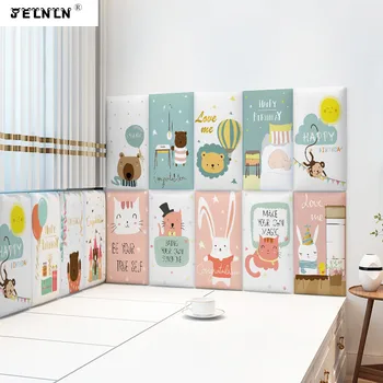 Cartoon animal pattern kids room tatami wall surrounding baby anti-collision soft package wall stickers headboard wall stickers
Cartoon animal pattern kids room tatami wall surrounding baby anti-collision soft package wall stickers headboard wall stickers