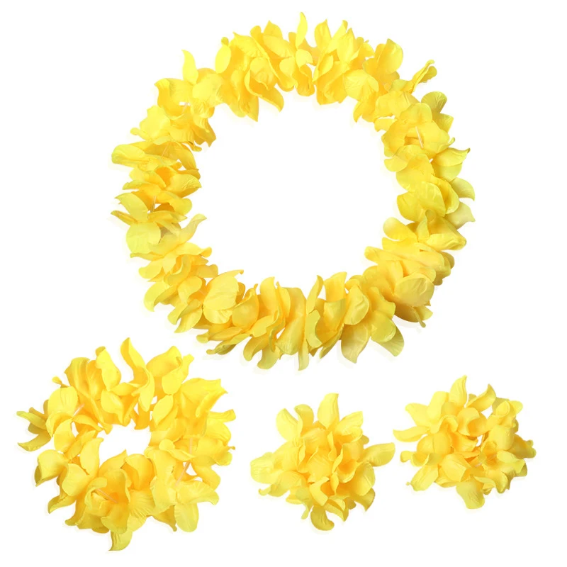 1 Sets 4Pcs Hawaiian Lei Flower Garland Necklaces Fancy Dress Beach Hula Child
1 Sets 4Pcs Hawaiian Lei Flower Garland Necklaces Fancy Dress Beach Hula Child