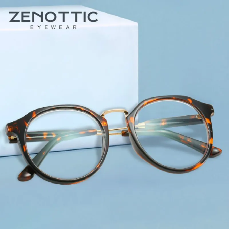Оправа для очков ZENOTTIC с защитой от синего света прозрачные оптические