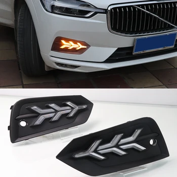 CSCSNL 1 Pair LED Daytime Running Light Flowing Turn Signal Function 12V Car DRL Fog Lamp night blue For Volvo XC60 2018 2019
CSCSNL 1 Pair LED Daytime Running Light Flowing Turn Signal Function 12V Car DRL Fog Lamp night blue For Volvo XC60 2018 2019