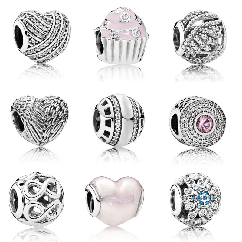 New 100% 925 Sterling silver Heart Wing Pave CZ charms Fit Pandora Bracelet Beads For Jewerly Making
New 100% 925 Sterling silver Heart Wing Pave CZ charms Fit Pandora Bracelet Beads For Jewerly Making