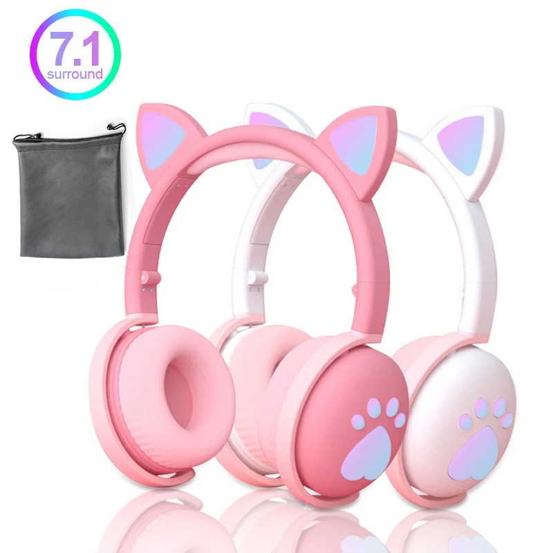 Беспроводной головной убор Gamer Pink Cat Ear Bluetooth 5,0 Fone de ouvid милый PS4 телефон ПК с микрофоном 3,5 мм игровой телефон PS4 Overear Gamer беспроводные наушники
Беспроводной головной убор Gamer Pink Cat Ear Bluetooth 5,0 Fone de ouvid милый PS4 телефон ПК с микрофоном 3,5 мм игровой телефон PS4 Overear Gamer беспроводные наушники