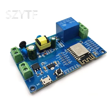 AC/DC Power Supply ESP8266 WiFi Single-Channel Relay Module ESP-12F Development Board
AC/DC Power Supply ESP8266 WiFi Single-Channel Relay Module ESP-12F Development Board