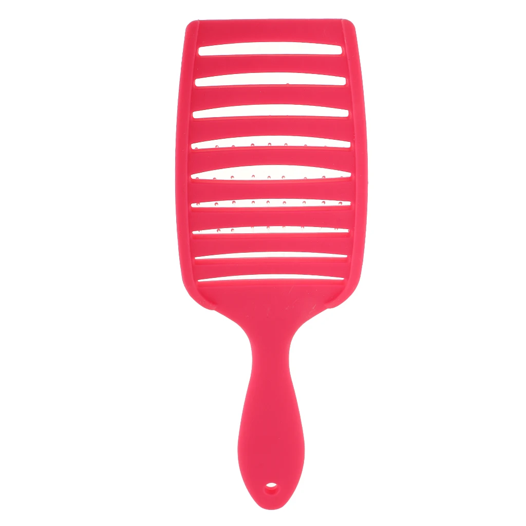 Professional 2 Colors Anti-static Detangling Handle Tangle Comb Salon Hair Styling Curling Tool Professional 2 Colors Anti-static Detangling Handle Tangle Comb Salon Hair Styling Curling Tool