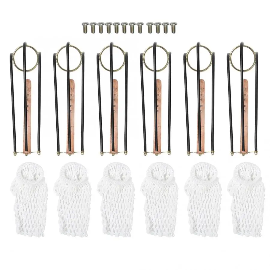 Description Picture 3 of itemProfessional 6pcs Billiards Net Bag Billiards Table Pocket Rail Slide Track with Net Bags Snooker Billiard Table Accessories