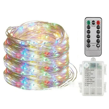 50/100 LEDs Battery Operated Mini LED Copper Wire String Fairy Lights + Remote Birthday Party Decorations Wedding Engagement Ann
50/100 LEDs Battery Operated Mini LED Copper Wire String Fairy Lights + Remote Birthday Party Decorations Wedding Engagement Ann