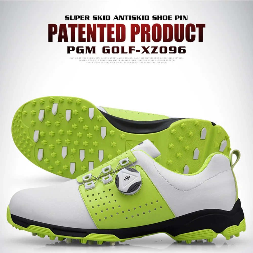 PGM Golf Shoes Men Sports Shoes Waterproof Eight-claw Nail Rotating Golf Shoe Spikes Breathable Anti-slip Mens Training Sneakers
PGM Golf Shoes Men Sports Shoes Waterproof Eight-claw Nail Rotating Golf Shoe Spikes Breathable Anti-slip Mens Training Sneakers