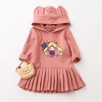 2020 Kids Dresses for Girls Casual Infant Kids Baby Girl Hoodies Dress Baby Sailor Moon Clothes Children Costume Princess Dress
2020 Kids Dresses for Girls Casual Infant Kids Baby Girl Hoodies Dress Baby Sailor Moon Clothes Children Costume Princess Dress
