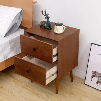 Wooden Furniture Mid Century Modern 2 Drawer Nightstand Bedroom Bedside Cabinet Locker Cupboard Economic 
Wooden Furniture Mid Century Modern 2 Drawer Nightstand Bedroom Bedside Cabinet Locker Cupboard Economic