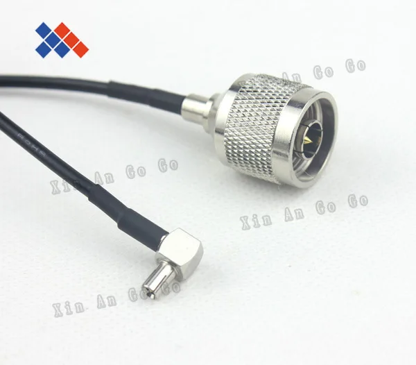 

100pcs N male straight to TS9 right angle connector rg174 cable 15cm by EMS or DHL pigtail cable