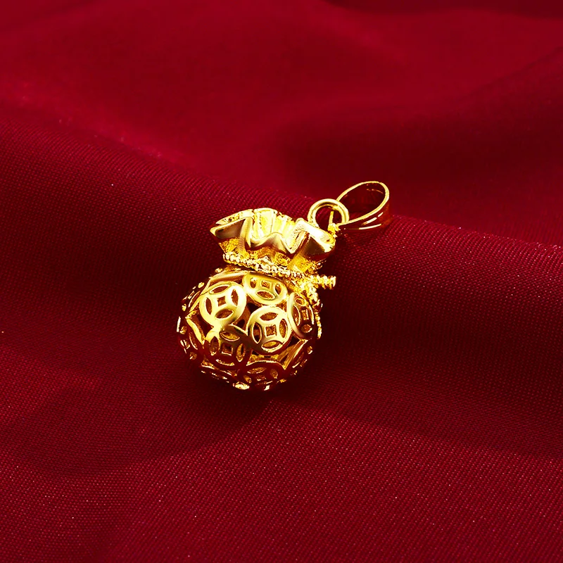 Fashion 14K Gold Pendant for Women Lucky Wallet Yellow Gold Necklace Pendant for Wedding Engagement Jewelry Birthday Gift Female 
Fashion 14K Gold Pendant for Women Lucky Wallet Yellow Gold Necklace Pendant for Wedding Engagement Jewelry Birthday Gift Female