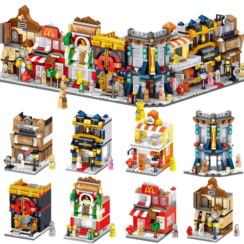 ZHEGAO City Street View Building blocks Creator Streetscape MOC Models assemble bricks Educational toys for children gifts
ZHEGAO City Street View Building blocks Creator Streetscape MOC Models assemble bricks Educational toys for children gifts