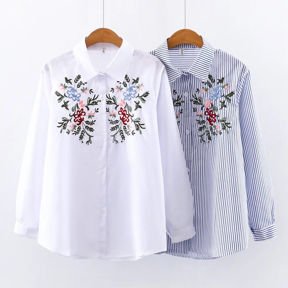 2020 Spring Women's Blouse Women Loose Blouses Female Elegant Workwear Turn-down Collar Button Down Shirts White Floral Shirt
2020 Spring Women's Blouse Women Loose Blouses Female Elegant Workwear Turn-down Collar Button Down Shirts White Floral Shirt