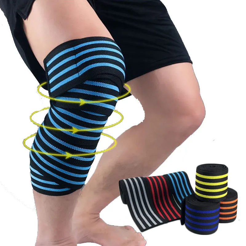 2Pcs 180*8CM Weight Lifting Knee Bandages Elastic Leg Compression Strap Wrap Sports Fitness Squats Training Knee Support Protect
2Pcs 180*8CM Weight Lifting Knee Bandages Elastic Leg Compression Strap Wrap Sports Fitness Squats Training Knee Support Protect
