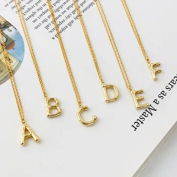 Jewelry S925 Sterling Silver European American Style Letter Necklace Creative Surname Letter Pinyin Clavicle Chain Gift Supply 
Jewelry S925 Sterling Silver European American Style Letter Necklace Creative Surname Letter Pinyin Clavicle Chain Gift Supply
