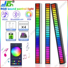 RGB Sound Control LED Light App Control Pickup Voice Activated Rhythm Lights Color Ambient LED Lamp Bar of Music Ambient Light
RGB Sound Control LED Light App Control Pickup Voice Activated Rhythm Lights Color Ambient LED Lamp Bar of Music Ambient Light