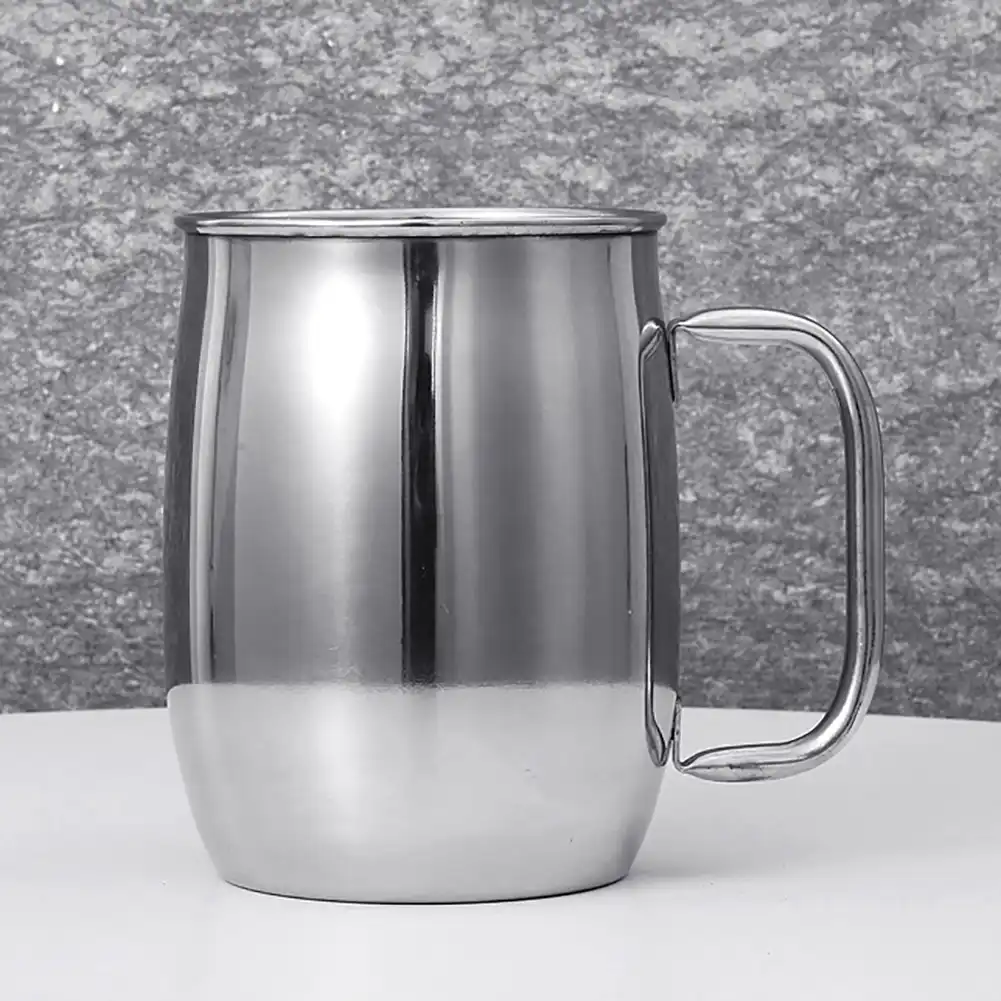 stainless steel coffee beer mug double wall water cup with