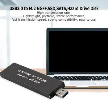 USB 3.0 to m. 2 (NGFF) SSD external storage box support to disk removable transmission box rate 5Gbps up hard M5A3
USB 3.0 to m. 2 (NGFF) SSD external storage box support to disk removable transmission box rate 5Gbps up hard M5A3