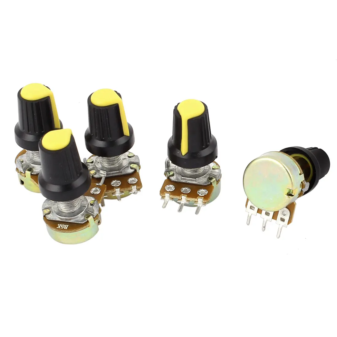 uxcell 5pcs 5K OHM 3 Terminals Linear Taper Rotary Audio B Type Potentiometer Pot
uxcell 5pcs 5K OHM 3 Terminals Linear Taper Rotary Audio B Type Potentiometer Pot