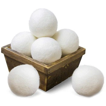New 12Pcs Wool Dryer Ball, Reusable Organic Natural Fabric Softener and Static Reduction Ball
New 12Pcs Wool Dryer Ball, Reusable Organic Natural Fabric Softener and Static Reduction Ball