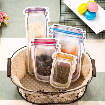 Portable Mason Jar Wrap Zipper Fresh Bag Reusable Candy Food Preservation Storage Bags Home Kitchen Snacks Sealing Organizer
Portable Mason Jar Wrap Zipper Fresh Bag Reusable Candy Food Preservation Storage Bags Home Kitchen Snacks Sealing Organizer
