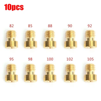 10set Round Head Main Jet 5mm 82-105 For GY6 Motorcycle Scooter Carburetor PZ19 Durable And Practical To Use
10set Round Head Main Jet 5mm 82-105 For GY6 Motorcycle Scooter Carburetor PZ19 Durable And Practical To Use