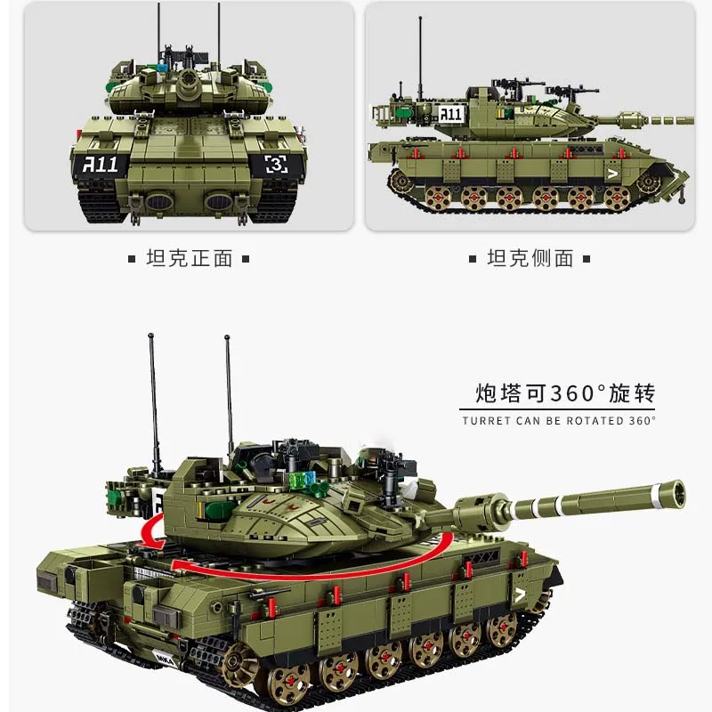 Military-series-Israeli-Army-Merkava-Main-Battle-Tank-MK4-Simulation-tank-model-Building-Blocks-Toys-Gifts (1)