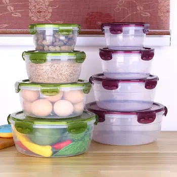 4 Pcs Food Storage Container with Lid BPA-Free Kitchen Microwave Office School Lunch Fruit/Food Box
4 Pcs Food Storage Container with Lid BPA-Free Kitchen Microwave Office School Lunch Fruit/Food Box