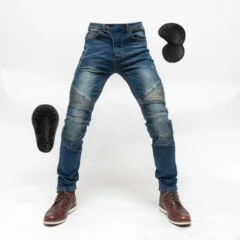 UGB02 Same Model Classic Motorcycle Jeans Drop Resistance Slim Denim Moto Riding Pants Motocross Off-road Hockey Pants With Gear
UGB02 Same Model Classic Motorcycle Jeans Drop Resistance Slim Denim Moto Riding Pants Motocross Off-road Hockey Pants With Gear