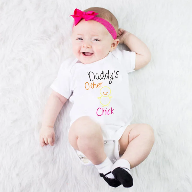 Baby Girl Bodysuits Cute Fathers Day Baby Funny Clothes Short Sleeve Cotton Summer Baby Grows 0-24M 
Baby Girl Bodysuits Cute Fathers Day Baby Funny Clothes Short Sleeve Cotton Summer Baby Grows 0-24M