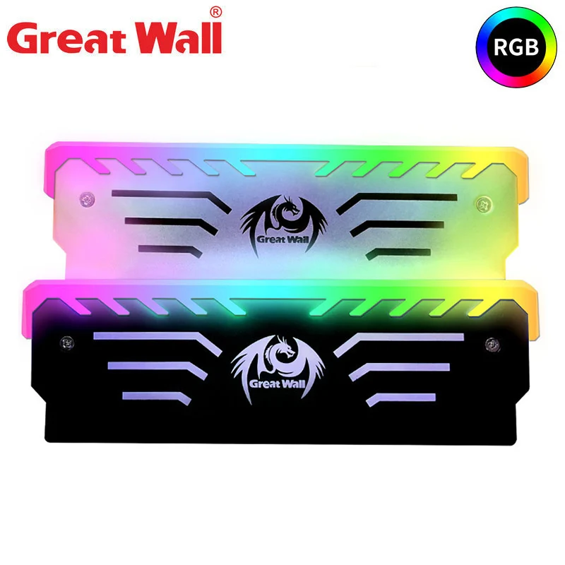 Great Wall CPU Cooler RGB Memory Vest Aluminum Heat Sink Air Radiator 256 Automatic Light Effect CPU Cooling RAM DDR3 DDR4
Great Wall CPU Cooler RGB Memory Vest Aluminum Heat Sink Air Radiator 256 Automatic Light Effect CPU Cooling RAM DDR3 DDR4