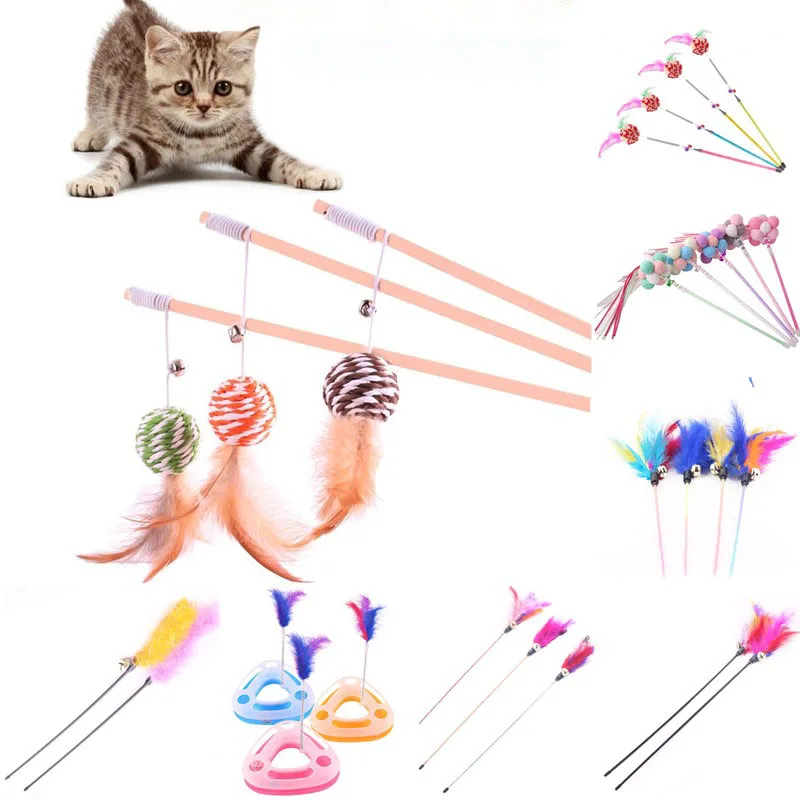 JORMEL Cat Toys Plastic Kitten Interactive Stick Funny Cat Fishing Rod Game Wand Feather Stick Toy Pet Supplies Cat Accessory
JORMEL Cat Toys Plastic Kitten Interactive Stick Funny Cat Fishing Rod Game Wand Feather Stick Toy Pet Supplies Cat Accessory