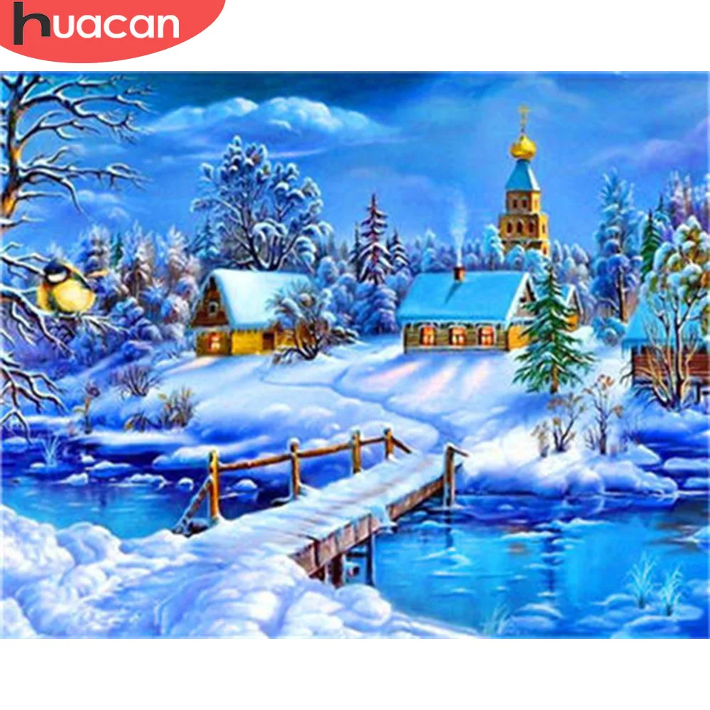 HUACAN Painting By Numbers Snow Landscape Pictures By Numbers Winter Scenery Oil Kits DIY Drawing Canvas HandPainted Home Decor
HUACAN Painting By Numbers Snow Landscape Pictures By Numbers Winter Scenery Oil Kits DIY Drawing Canvas HandPainted Home Decor