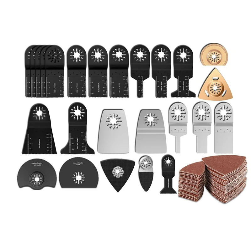 100Pcs Oscillating Multi Tool Saw Blades for Renovator Power As Fein Multimaster,for Dremel,Electric Tools Accessories
100Pcs Oscillating Multi Tool Saw Blades for Renovator Power As Fein Multimaster,for Dremel,Electric Tools Accessories