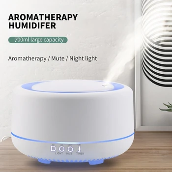 Large Capacity air Humidifier Aroma Diffuser 700ML White Ultrasonic Essential Oil Diffuser 7 Color LED Lamp Aromatherapy Difusor
Large Capacity air Humidifier Aroma Diffuser 700ML White Ultrasonic Essential Oil Diffuser 7 Color LED Lamp Aromatherapy Difusor