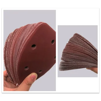 50pcs/Set 140x90mm 40/80/120/180/240 Grits 6-Hole Sandpaper Red Alumina Polishing Sander Replacement Abrasive Tools
50pcs/Set 140x90mm 40/80/120/180/240 Grits 6-Hole Sandpaper Red Alumina Polishing Sander Replacement Abrasive Tools