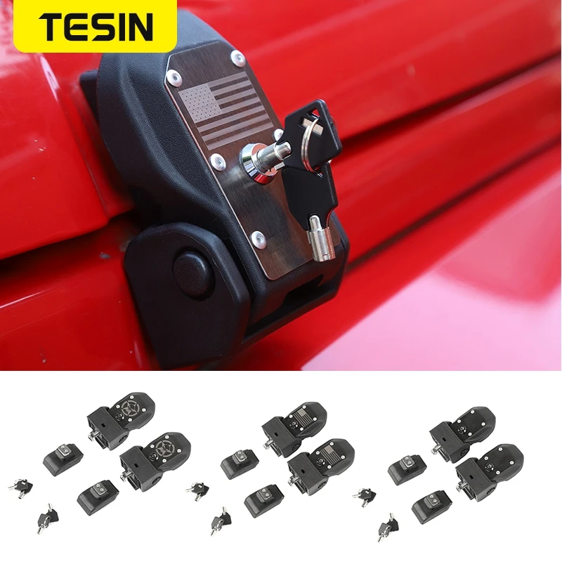 Locks Hood for Wrangler JT JL Car Engine Hood Latch Catch With Key Lock for Jeep Wrangler JT JL 2018+ Car Exterior Accessories
Locks Hood for Wrangler JT JL Car Engine Hood Latch Catch With Key Lock for Jeep Wrangler JT JL 2018+ Car Exterior Accessories